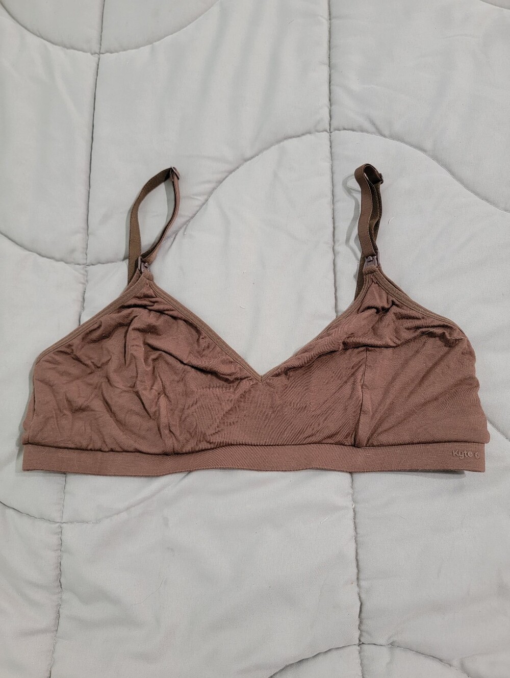 Kyte Baby Nursing Bra in Toffee Brown - Size 2XL